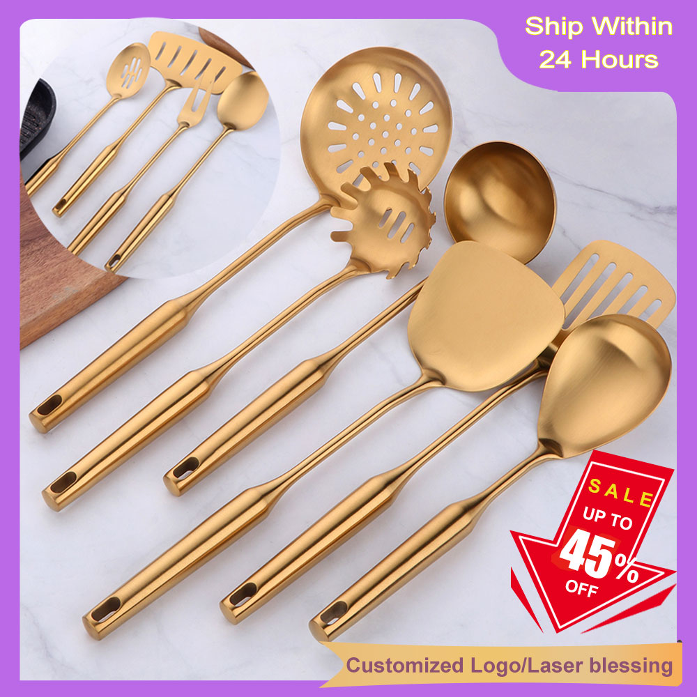 Kitchen Gadgets Gold - Ustensiles de cuisine en acier inoxydable