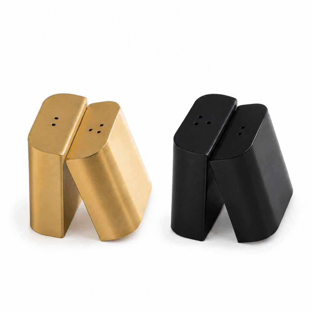 Kitchen Gadgets Gold - Salière et poivrière en acier inoxydable