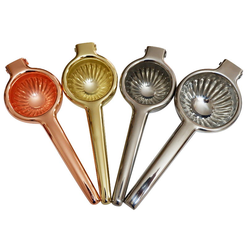 Kitchen Gadgets Gold - Presse-agrumes manuel en acier inoxydable, presse-citrons,