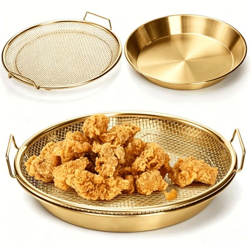 Grille de friteuse robuste dor - Kitchen Gadgets Gold avis et prix